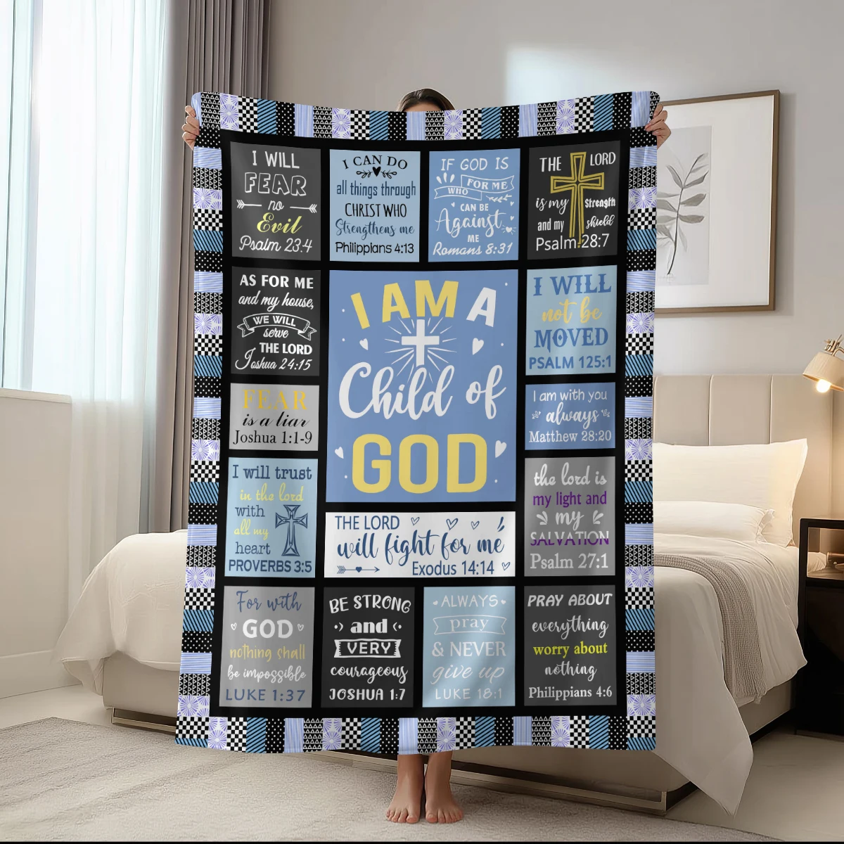 Bible Scripture Inspirational Blanket