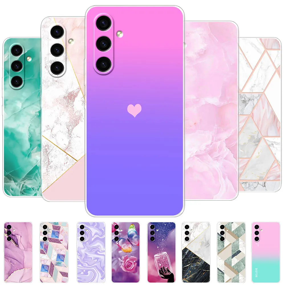 For Samsung A25 SM-A256E Case Clear Soft Silicone Phone Case For Samsung Galaxy A25 SM-A256E SM-A256E/DS Fashion Coque Fundas