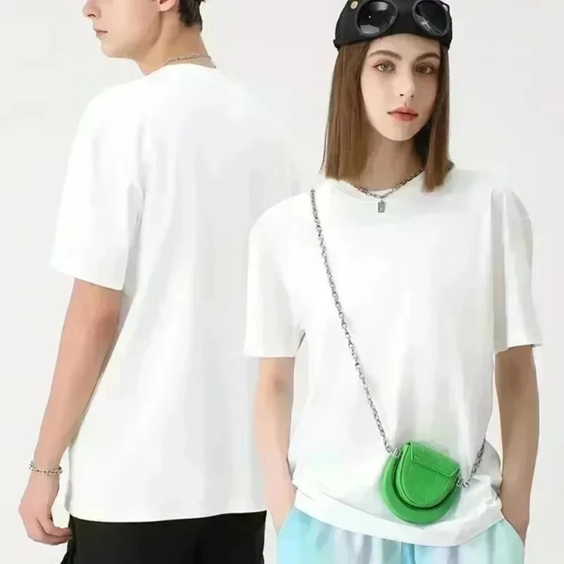 2025 Мужская футболка, женская футболка с принтом MANTO DEFEND, повседневная модная футболка из чистого хлопка с короткими рукавами, уличная спортивная одежда