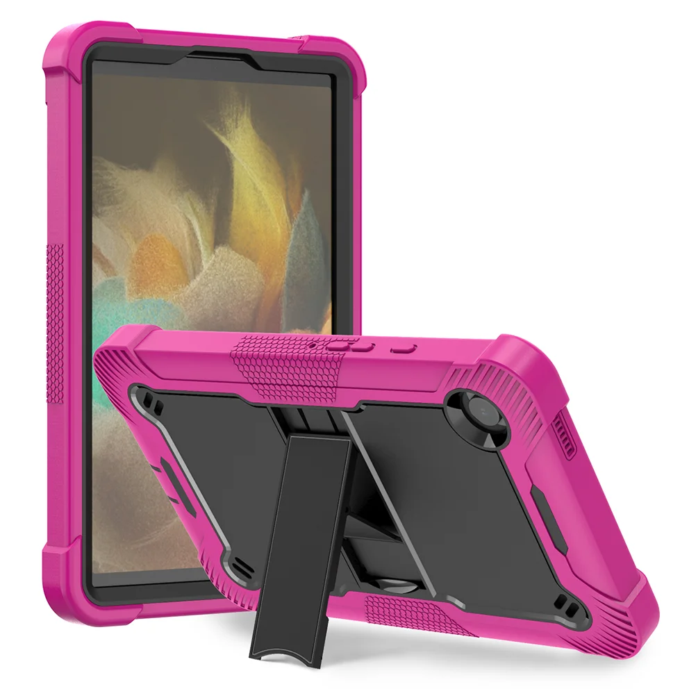 Case For Samsung Galaxy Tab A9 SM-X110 X115 X117 A7 Lite 8.7 T220 T225 Stand Armor Cover For A 8.0 T290 T295 8.4 T307U 3-Layers