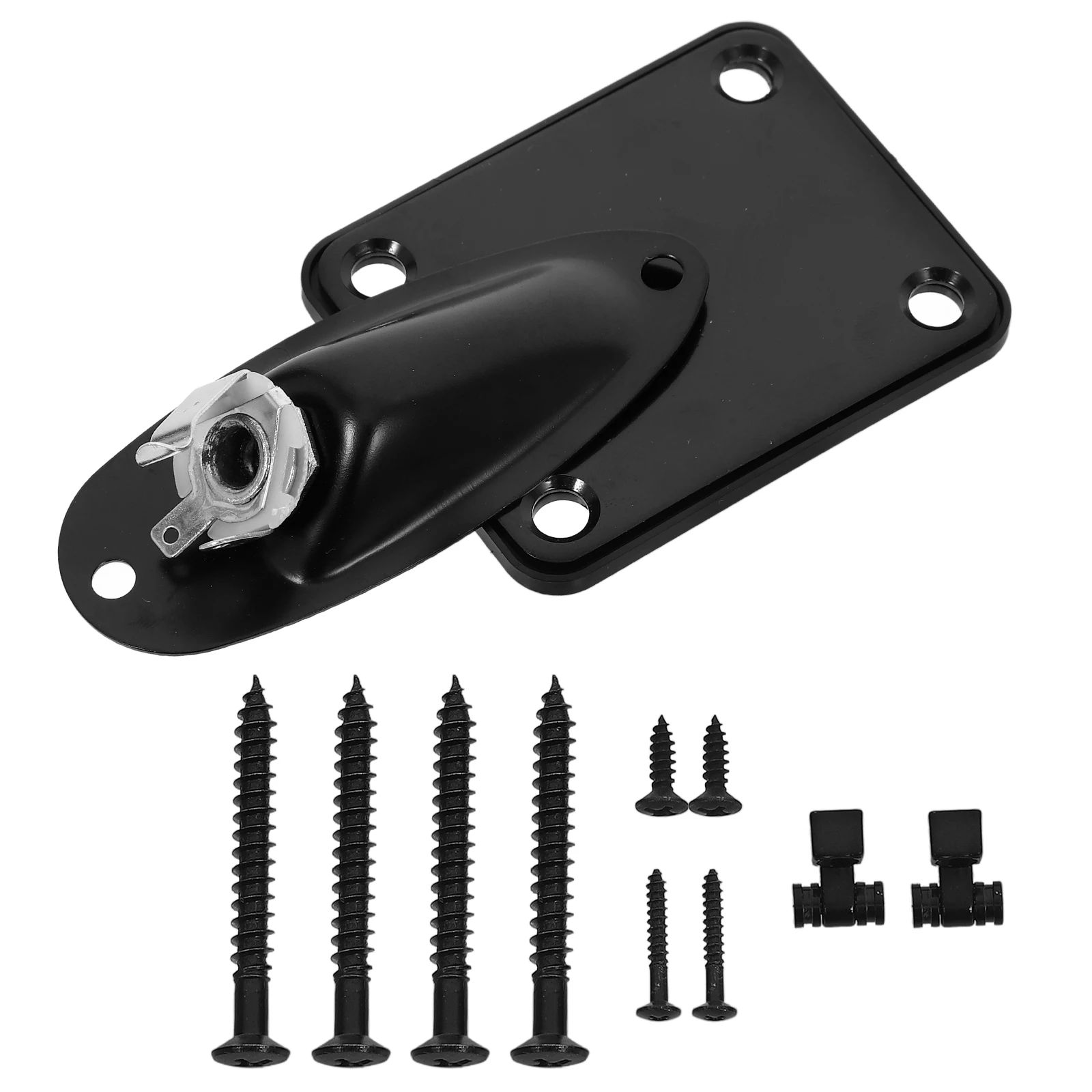 

3Pcs Guitar Jack Plate Gift Choice For Guitarists Practical Audio Line Plug Hole Plate For Electric Guitar