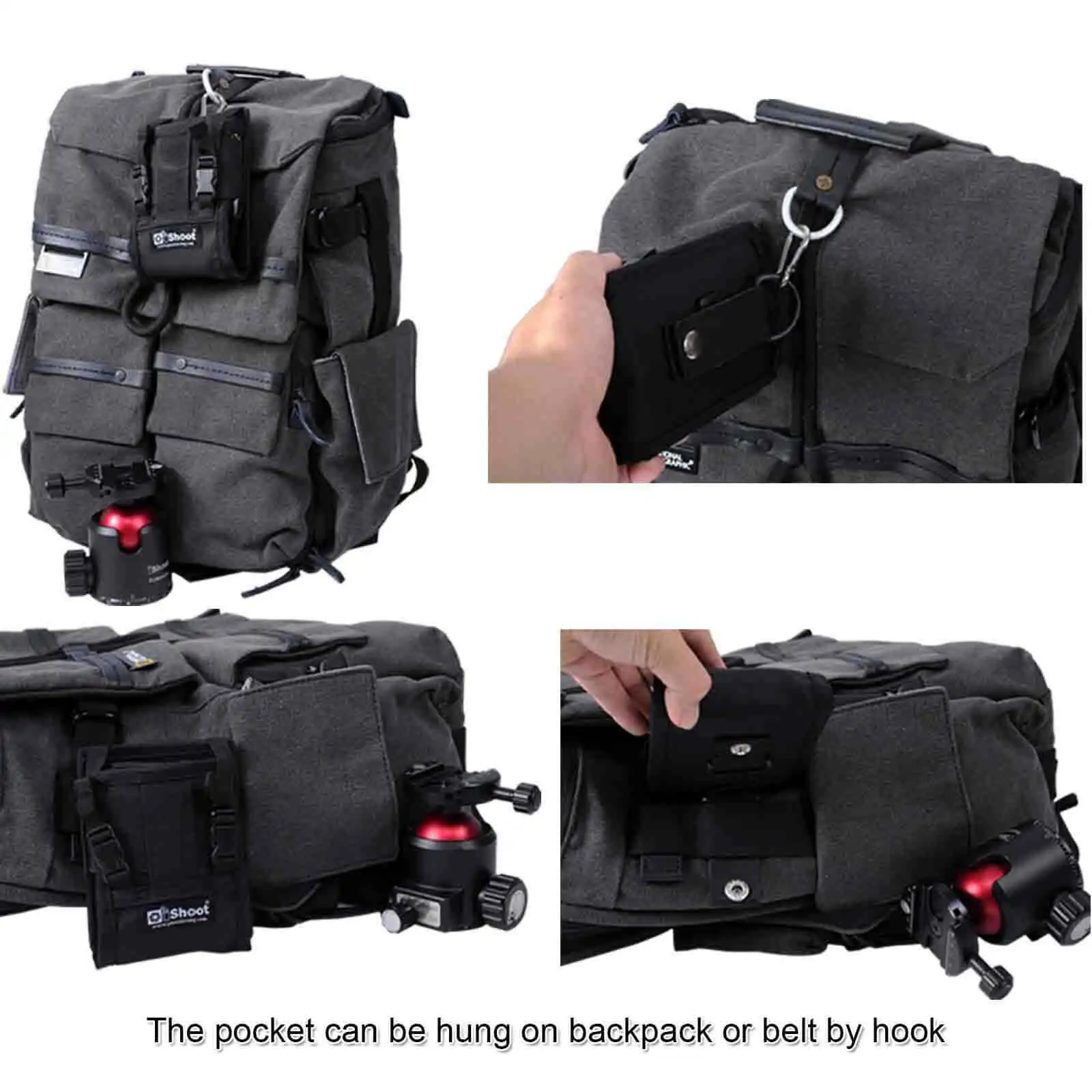 iShoot Z فليكس الميل رئيس للطي QR لوحة كاميرا الكرة رئيس حامل ماكس تحميل 3.5 كجم ل DSLR ترايبود المنزلق السكك الحديدية استقرار