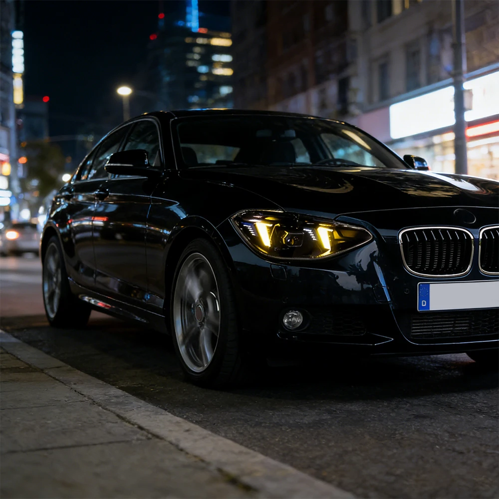 

For BMW 1 Series F20 2012-2014 Headlight Assembly Fangs LED DRL Turn Signal Projector Lens Plug and Play Car Lighting Tools ﻿