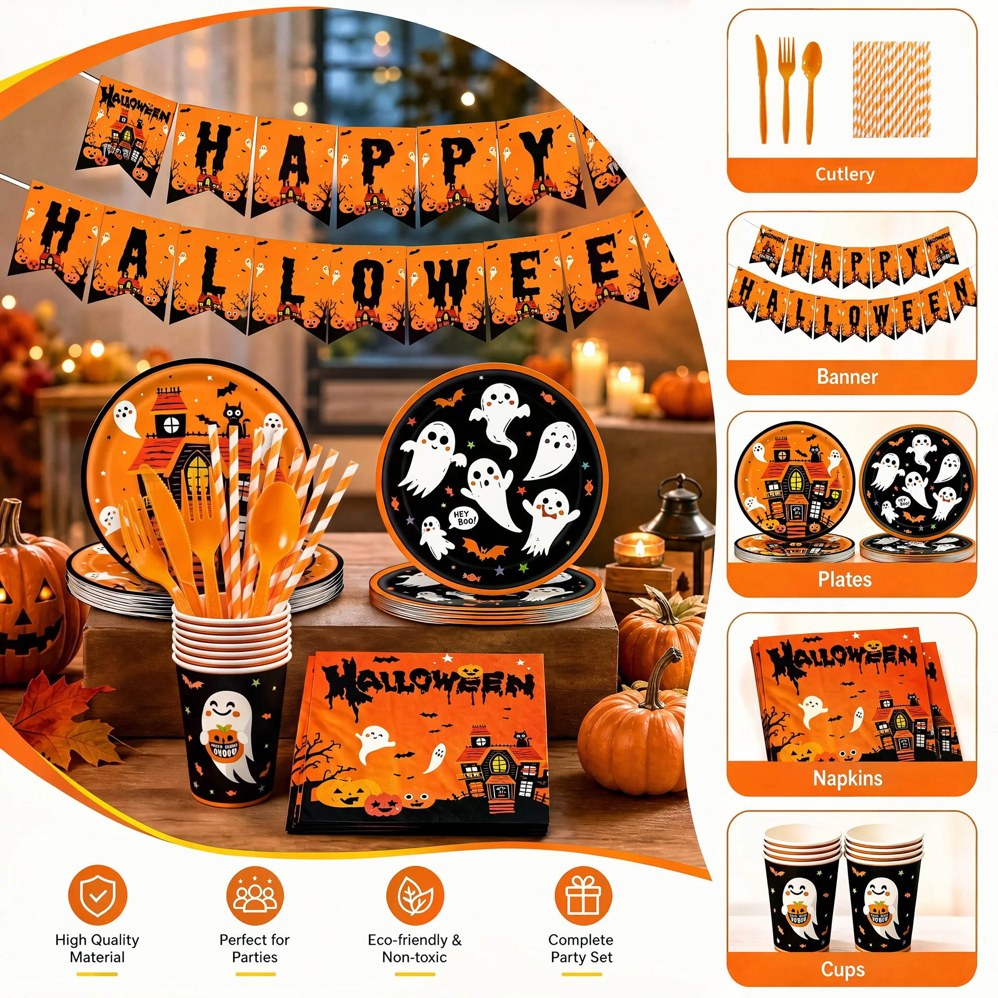 402-delige Halloween-set wegwe - Halloween Party Supplies recensie en prijs
