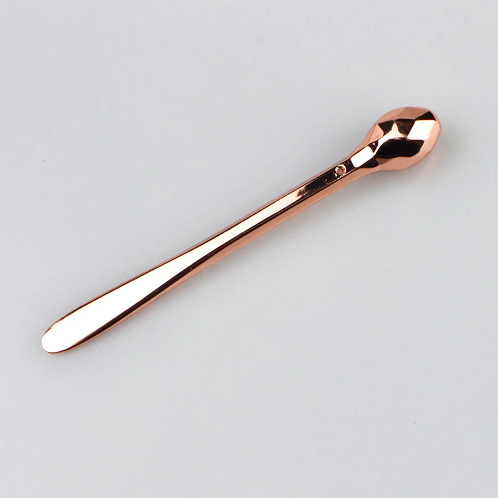 

Practical Zinc Alloy Eye Cream Spoon Small Eye Fatigue Relief Massage Treatments Handy Beauty Tool (Rose Golden)