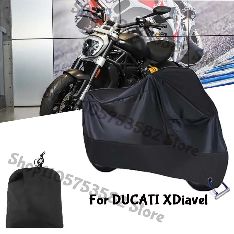 Motorcycle Full Covers For DUCATI XDiavel Car Outdoors Sun Protection Dust No Ear Thickened Oxford Clothcover Accessories