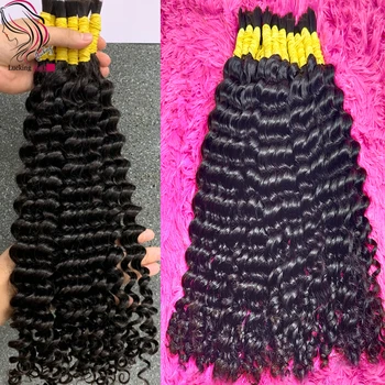 Extensiones de Cabello Humano rohe jungfräuliche vietnam esische Echthaar bündel zum Flechten von unverarbeiteten Echthaar-Bulk-Extensions