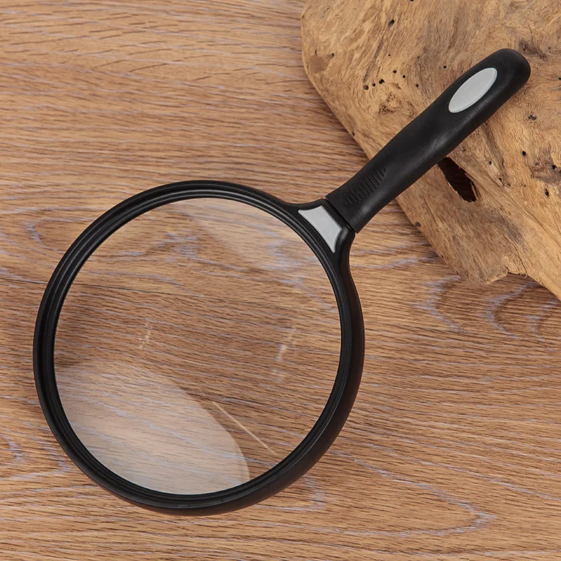 130Mm Professional Magnifying Glass 3X Jewelry Loupe Handheld Magnifier Lupa for Coins Stamps Seniors Reading