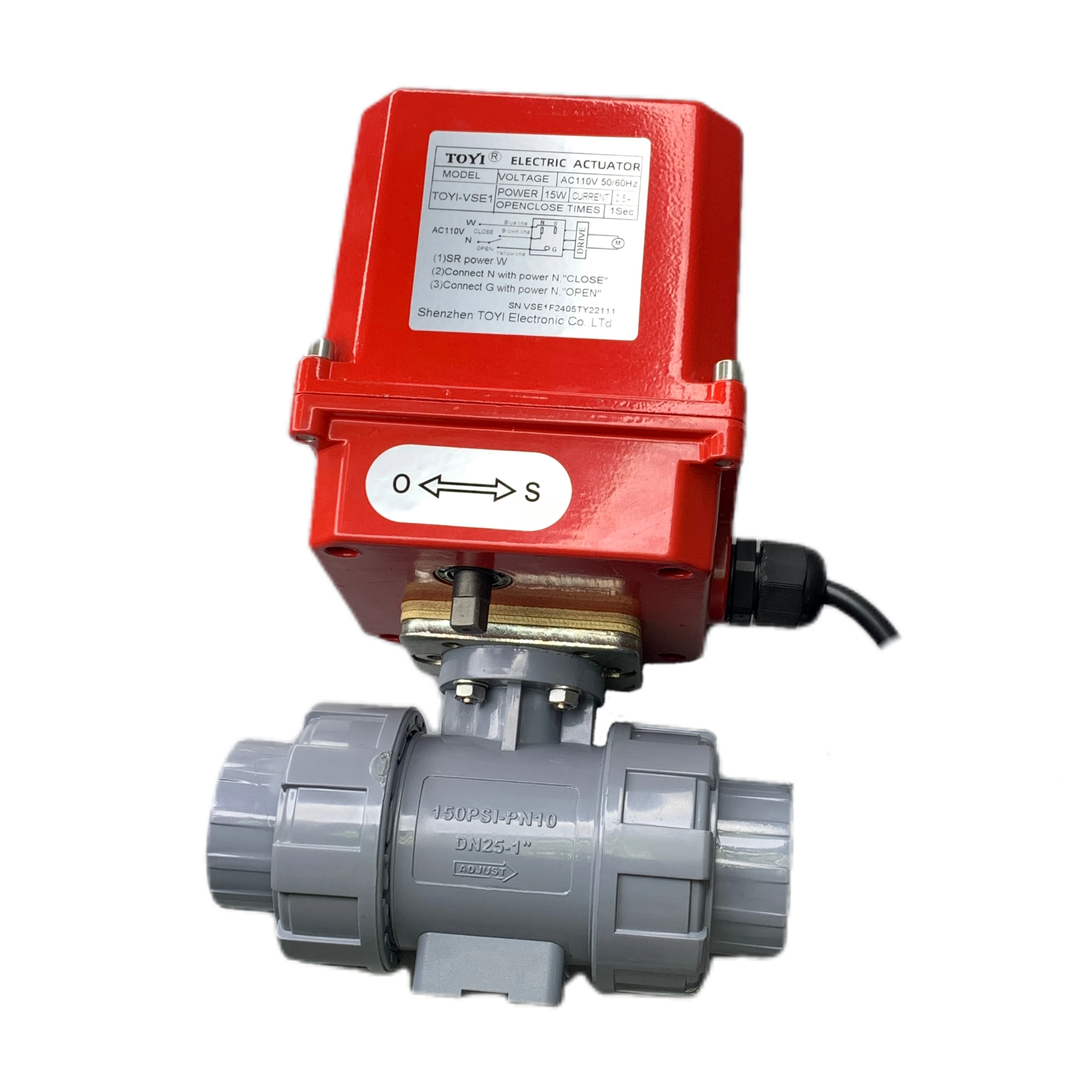 

Proportional Control Valve Electric Ball Valve 1 Second Open/Close UPVC Brass Stainless Steel Water Media OEM Customization