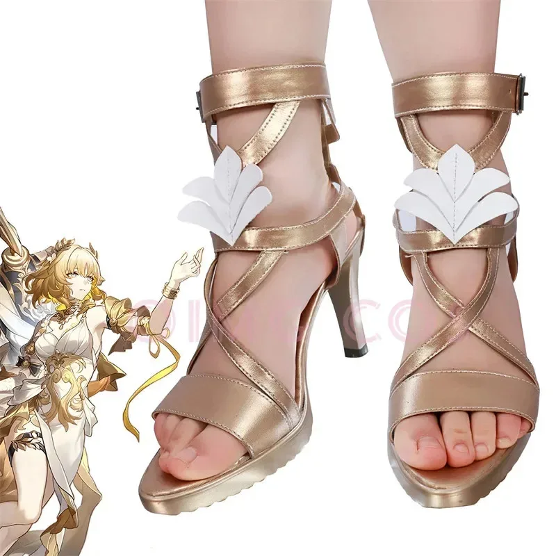 

Honkai Star Rail Aglaea Cosplay Shoes Chinese Anime Style Halloween for Game