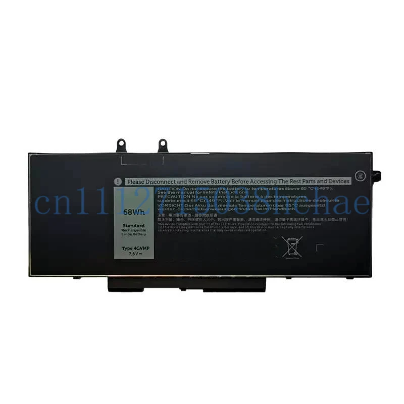 Suitable for Dell Latitude 5400 5500 4GVMP 1V1XF 68Wh  laptop battery