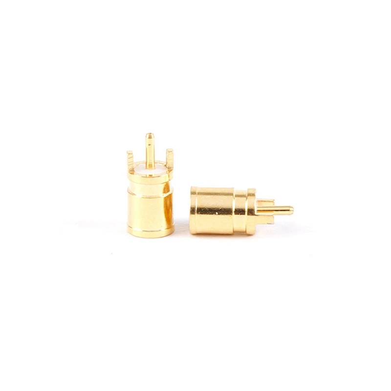 10Pcs Copper Mmcx Connector Female Socket Earphone Pin Headphone Plug Earphone Pin Plug Audio Jack For AKR02 R03 Headphone