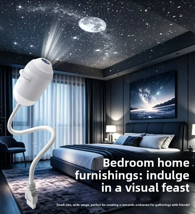 USB-Sternenhimmel-Projektorlicht, Winkelverstellbares Auto-Ambientelicht, Dekoratives Licht für Schlafzimmer, Wohnzimmer und Auto-Innenräume – Detail 10