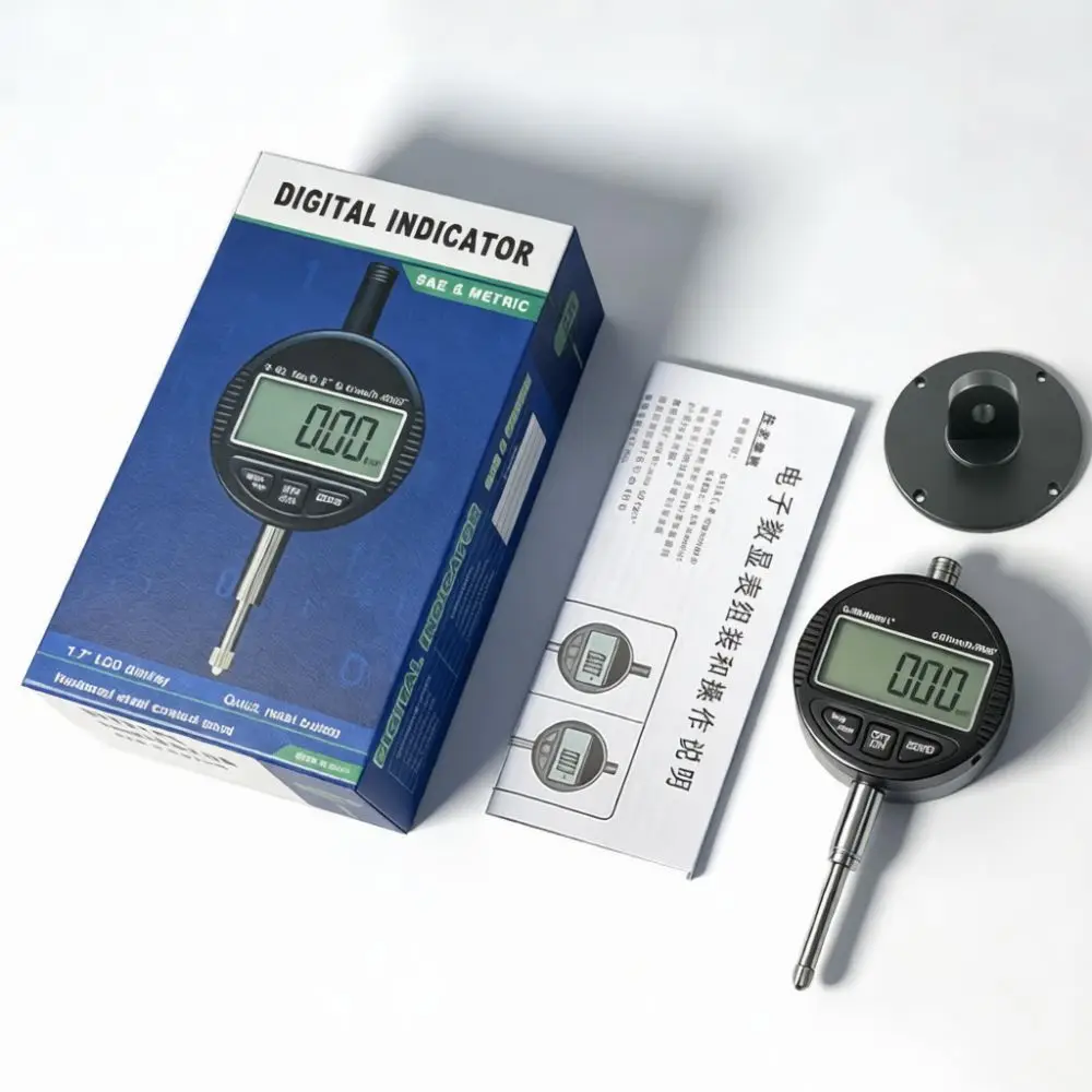 Electronic Digital Micrometer Dial Indicator Gauge 0 001mm Precision Measuring Tool For Manufacturing Quality Control