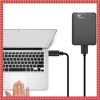 B74A 3X Hard Drive Cable,USB 3.1 Type-C Male To USB 3.0 Micro-B Male Data Cable For Tablet Phone