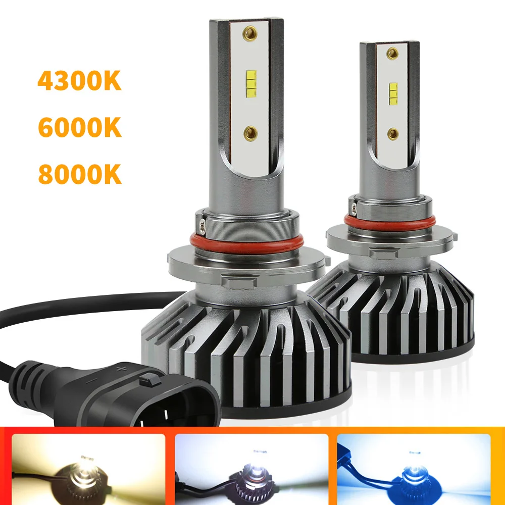 

Zdatt Auto H4 Led Headlights H1 H8 H11 H7 Led Bulb Canbus 80W 20000LM 9005 HB3 HB4 9006 360 Rotate 12V Led Light For Car