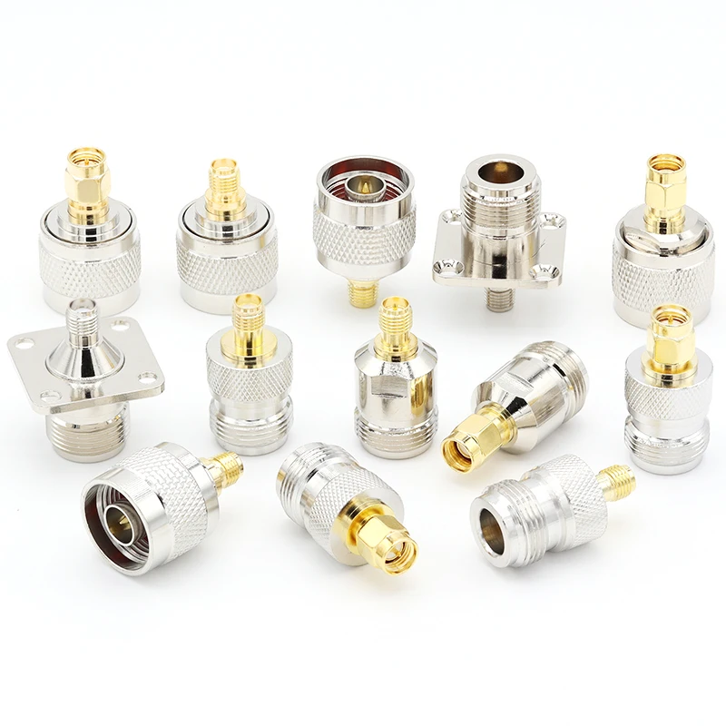 1PCS SMA to N Adapter  L16 N Male Female To Sma Male Female Straight Connector SMA To N Male Female Test Converter