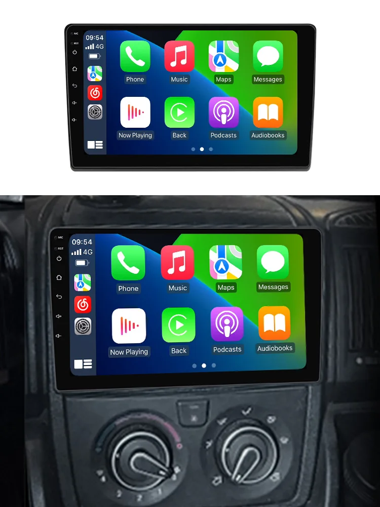 Android Auto Autoradio für Fiat Ducato Peugeot Boxer Citroen Jumper 2 2006-2022 Carplay Intelligentes System IPS Multimedia-Player