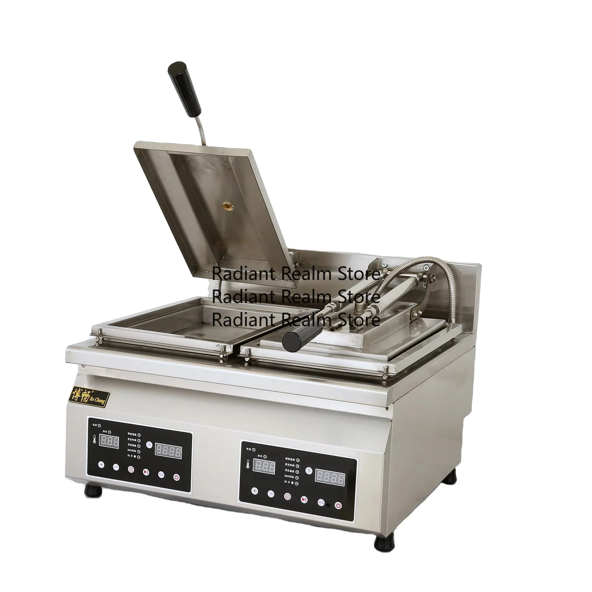Popular Digital Computer Controlled Dumpling Frying Cooker Auto Water Feed for Snack Bar Fast Food Business Use
