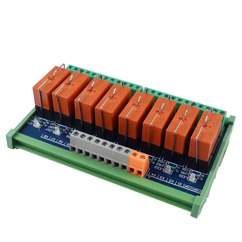 

Huaqingjun 8-Channel 1NO 1NC 12A 250VAC Taike Relay Module for CNC Machine