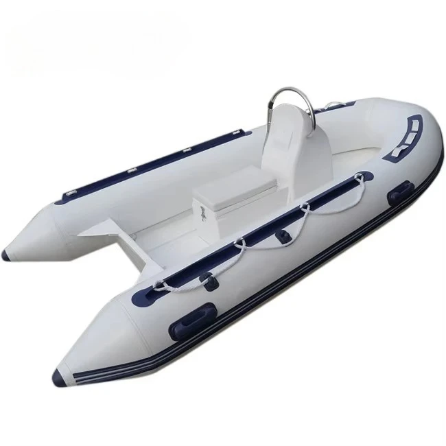 3.0m Double Hull Fiberglass Rigid Inflatable RIB Vessel Multi-scene Watercraft For Lake River Fishing Outdoor Marine Recreation