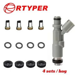 23250-97204 23250-21020 Fuel Injector Repair Kit Fit for Toyota 1NZ Prius Echo Scion 1.5L l4 / Daihatsu Hijet Mini Truck S210P