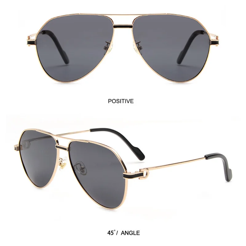 New Metal Wrapped Frame Toad Sunglasses for Men Fashion Trendy Personalized Retro Outdoor Driving Polarized Eyewear for Women image 3