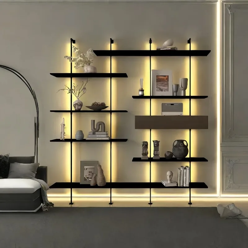 Librero تخزين خزائن غرفة المعيشة حاوية المنزل خزائن غرفة المعيشة عرض الرف Meuble De Rangement الأثاث العصري #5