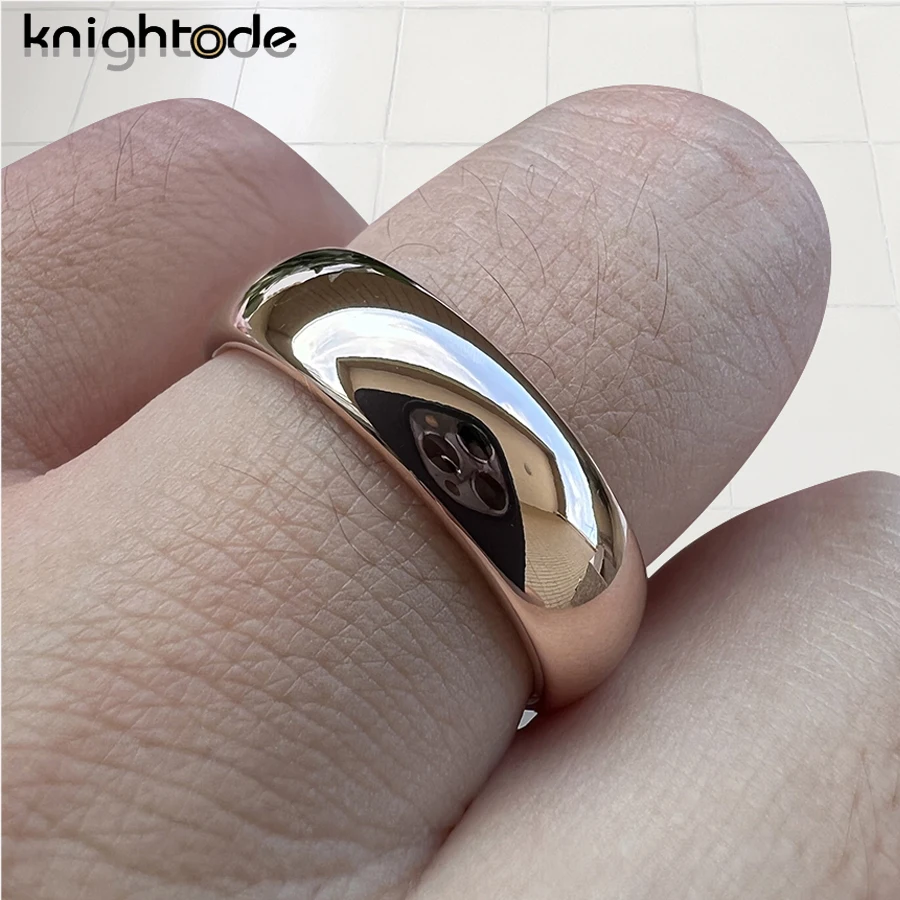 3mm 5mm 7mm Classic Rose Tungsten Carbide Wedding Band For Men Women Lover Engagement Rings Gift Dome High Polished Comfort Fit