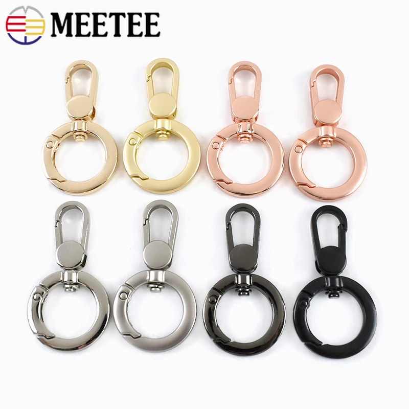 

5/10/20Pcs 17mm Carabiner Clip Metal Buckles for Sewing Keychain Belt Swivel Lobster Clasp Bag Strap Buckle Hardware Accessories