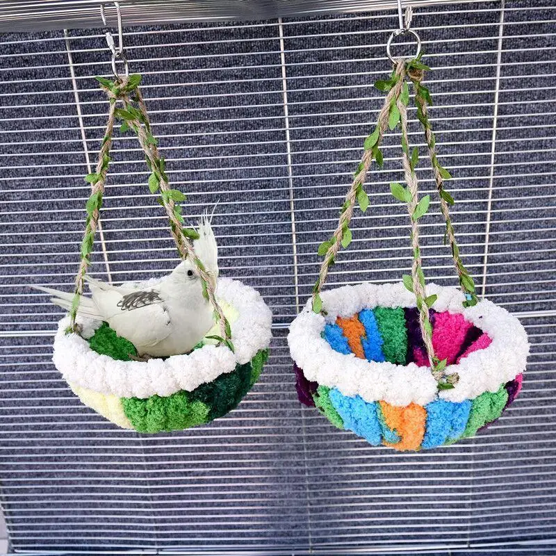 1Pcs Car Bird Nest Colorful Hammock Swing For 15/17cm  Doll Hanging Bed Accessories