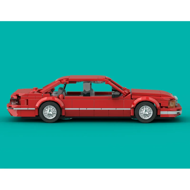 

MOC-215440 New 1980s City Sports Supercar Racing Building Block Model 335 Parts Boys Children's Birthday Building Block Toy Gift