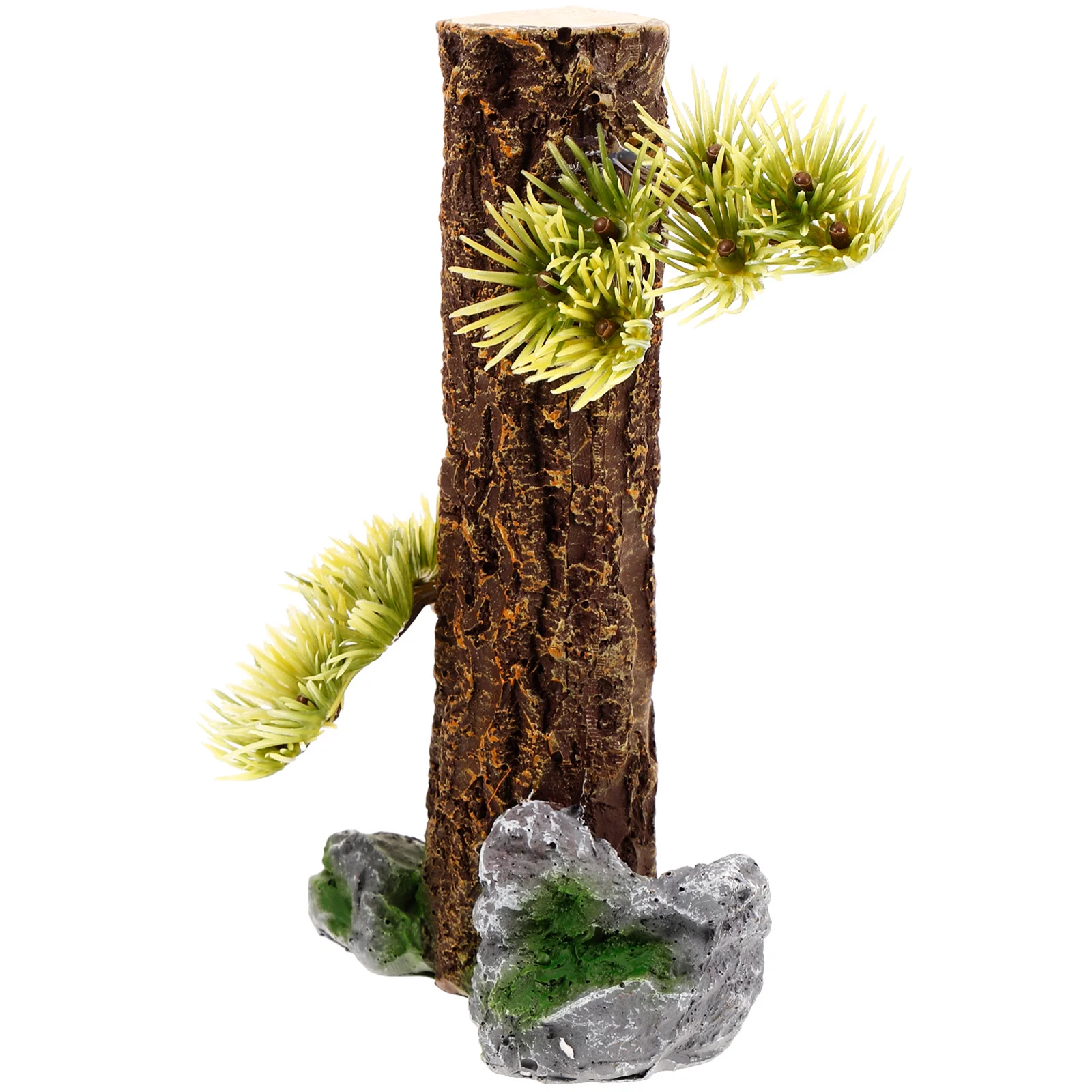 

Creative Aquarium Stump Resin Tree Trunk Lifelike Fish Tank Decor Wear-Resistant Landscape Aquarium Tree Trunk