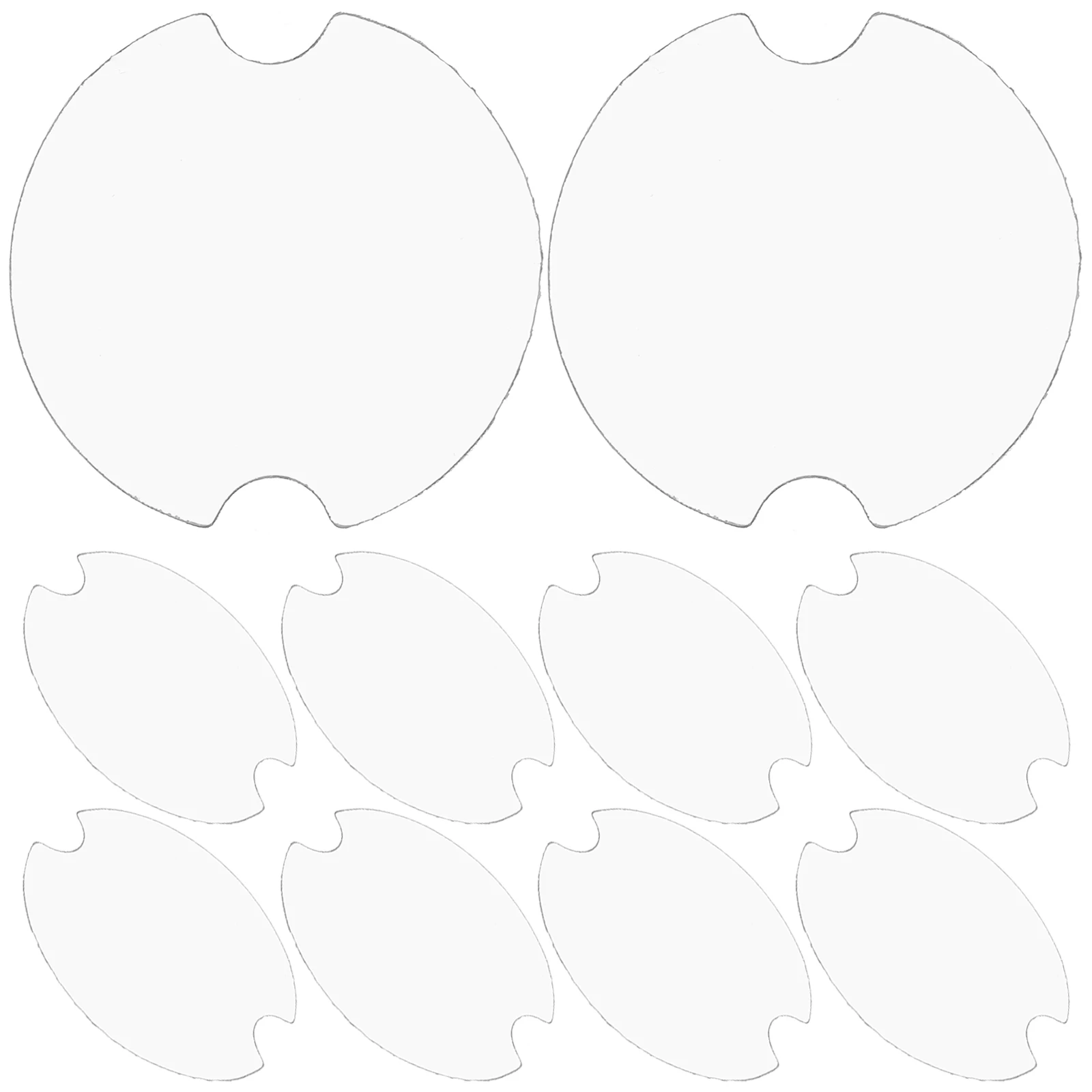 

10pcs Plastic Display Holder Clear Jewelry Stand Wedding Engagement Ring Organizer Sheets Showcase Selling Storage Transparent