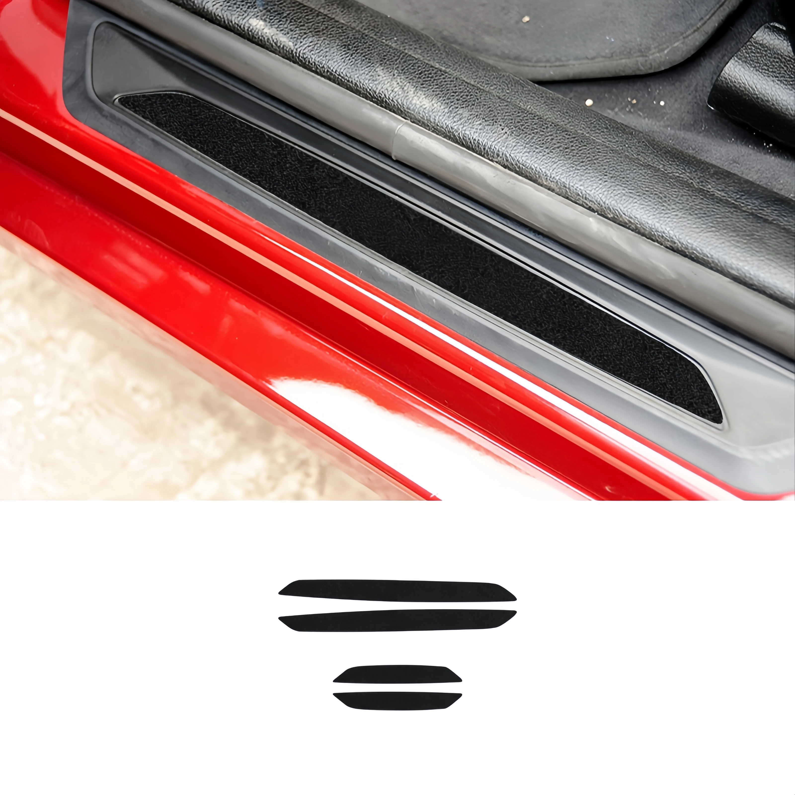 

For BMW 3 Series F30 F34 2013-2018 Piano Black Interior Car Door Sill Trim Strip Threshold Trim Cover Decor Sticker Auto Zubehör