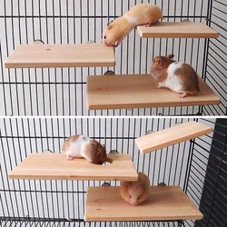 Pet Wood Stand Platform Bird Toys Parrot Rack Hamster Accessories Gerbils Mice Jumping Board Home Supplies