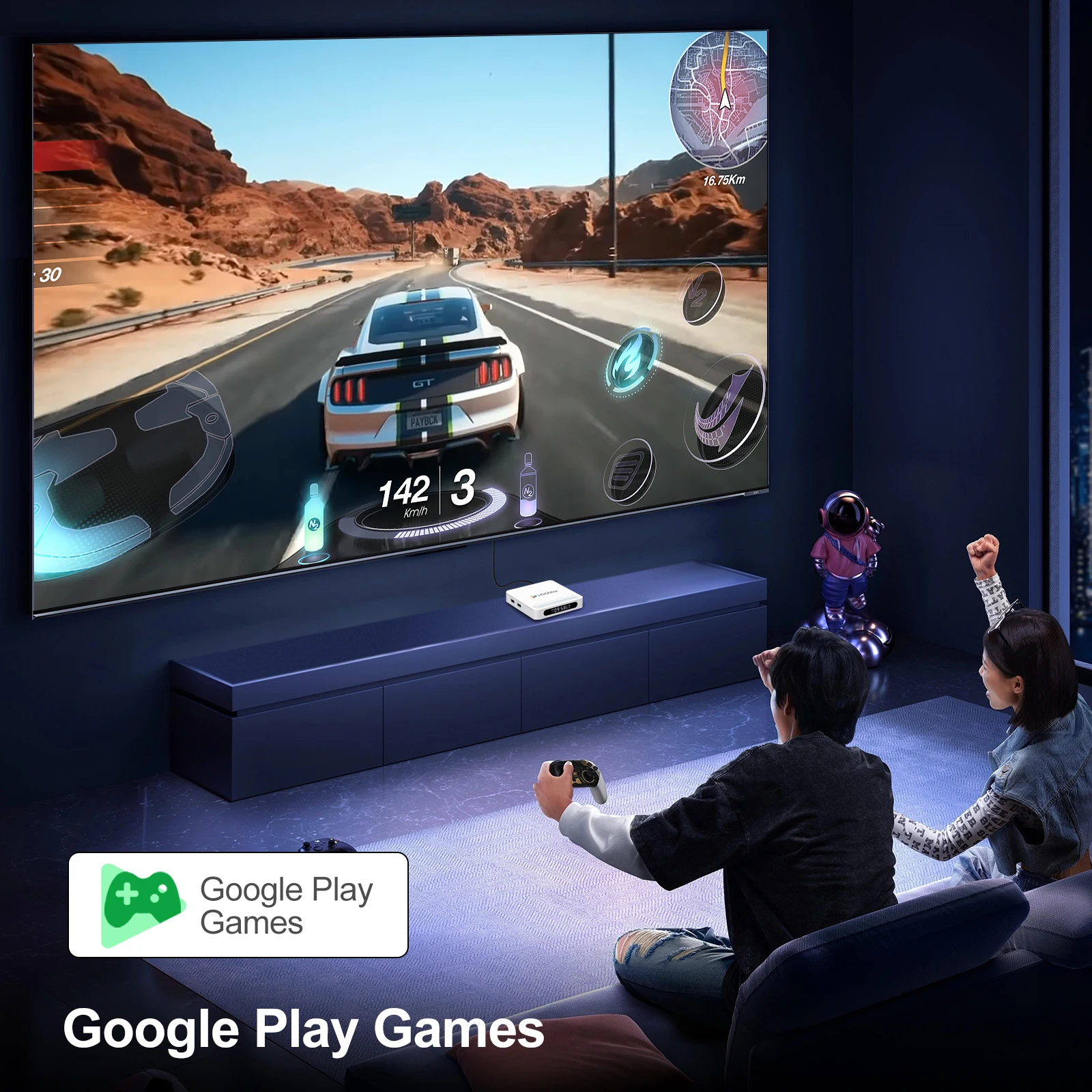 H96Max H618Plus Android Smart TV BOX Wifi6 BT5.4 4K @ 60fps 100M Google Voice Assist Media Player H618Plus Android 14 Set Top Box