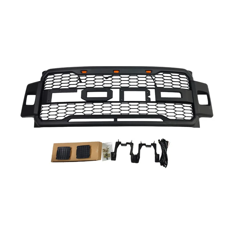 

Применимо2017-2020FordF250Модифицированная передняя решетка в стиле Raptor ВоздухозаборникABSЗамена установки