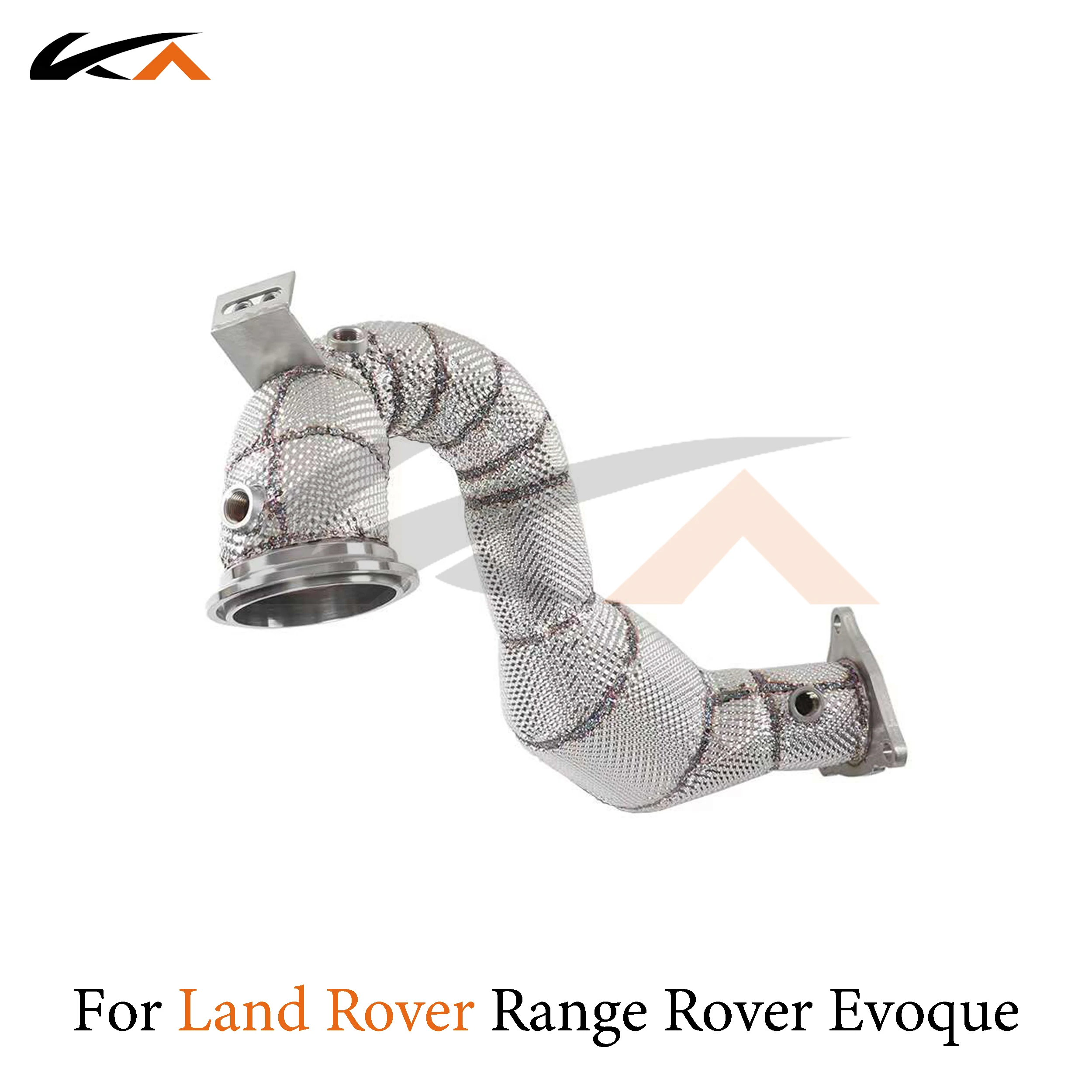 

KA Tuning exhaust system header stainless downpipe for Land Rover Range Rover Evoque 2.0T axle pipe catalysis heat shield