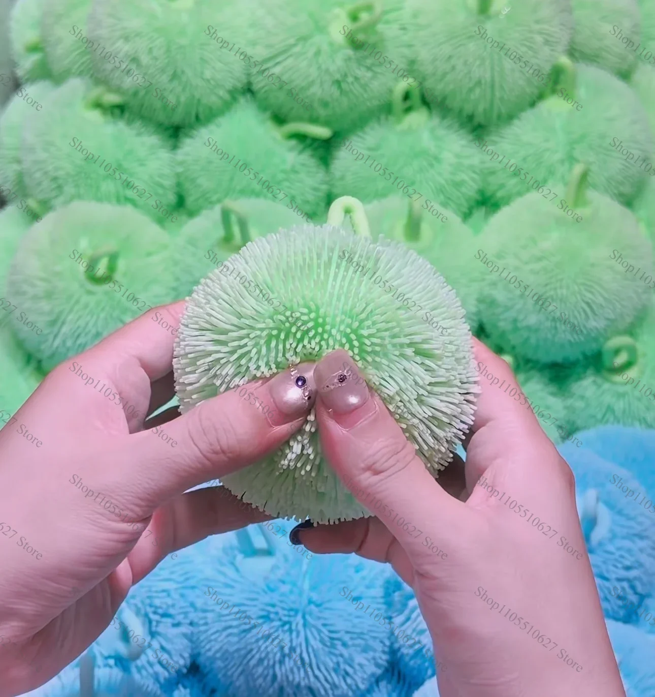 Crispy Sound Ball Stress Ball Fidget Toy Crunchy Squishy Toy Round Blocks Filled ASMR Anti Stress Release Hand Relax Gift Toy image 4