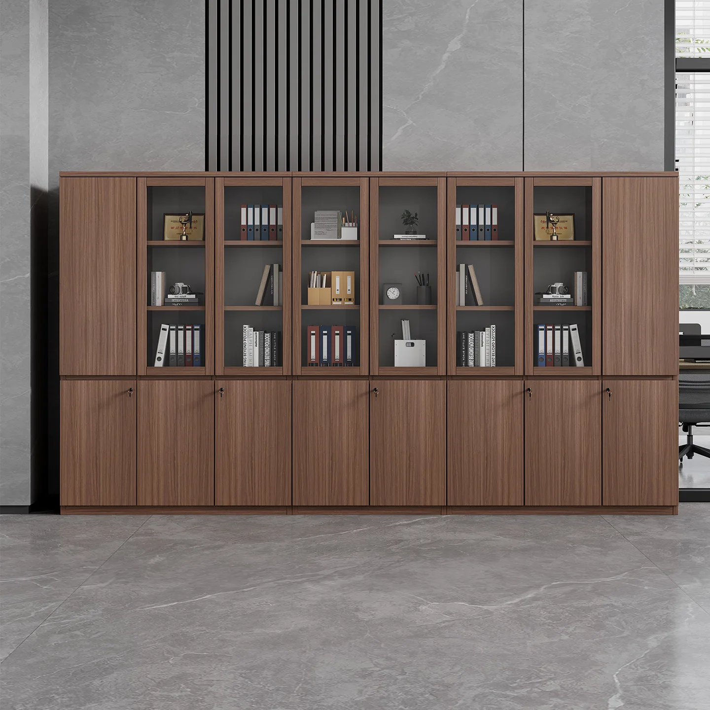 Office File Office Cabinet Boss Background Cabinet Storage Storage Bookcase