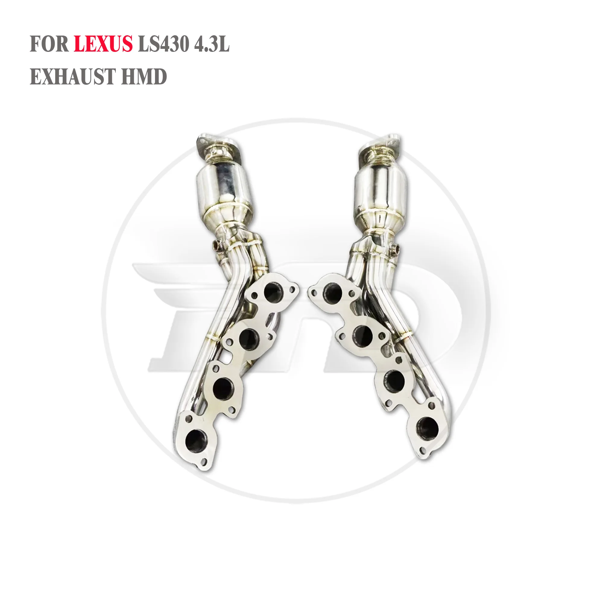 HMD Auto Parts Exhaust system High flow manifold for LEXUS V8 LS430 4.3L 3UZ engine exhaust pipe