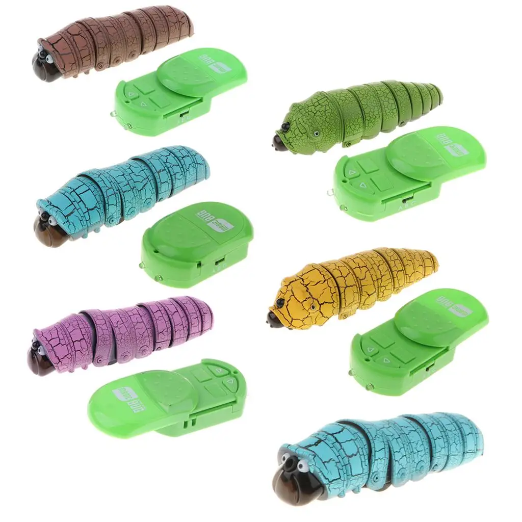 4 Inch Infrared Remote Control Realistic Caterpillar Halloween Trick