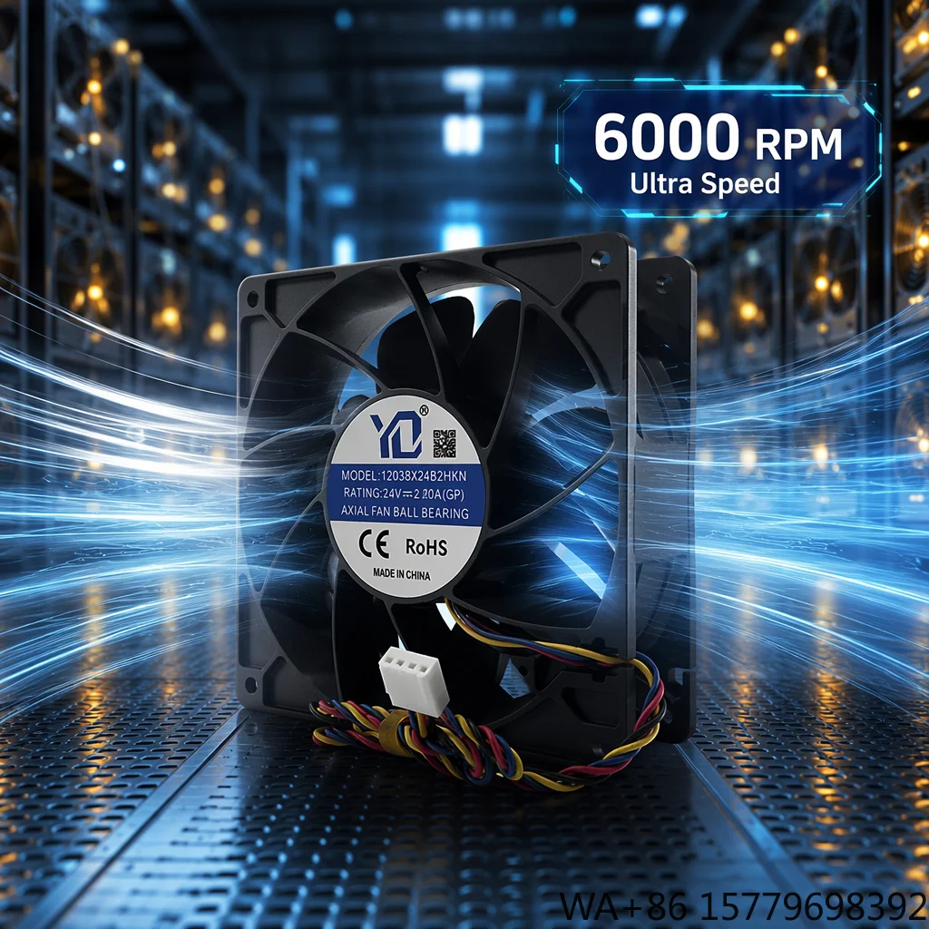 Antminer Crypto Miner Fan S19Kpro  Z15Pro L11 S19Jpro  Asic Miner Fan PSU Fan