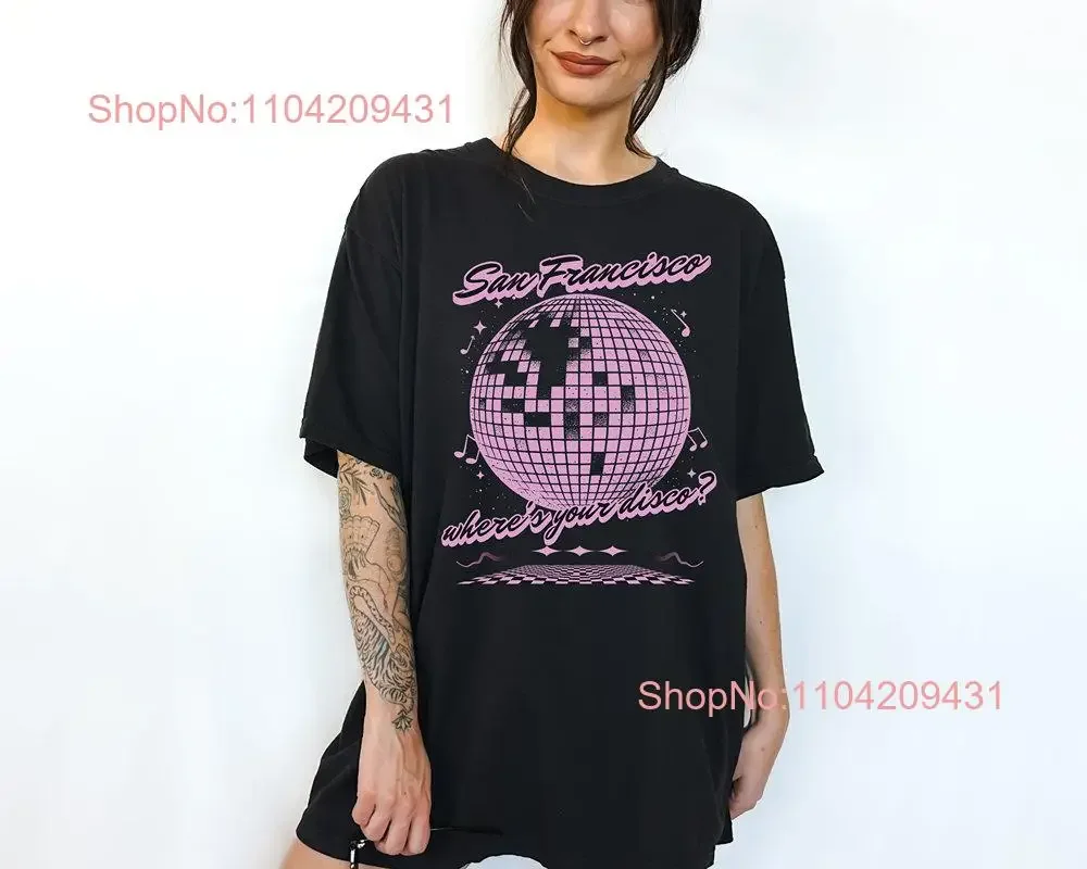 

Футболка San Francisco Where's Your Disco Festival Dom Dolla EDM Merch Outfit Rave California, винтажная стираная мода, мягкая