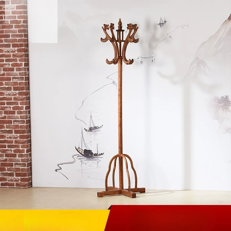 Coat rack African rosewood mahogany furniture solid wood