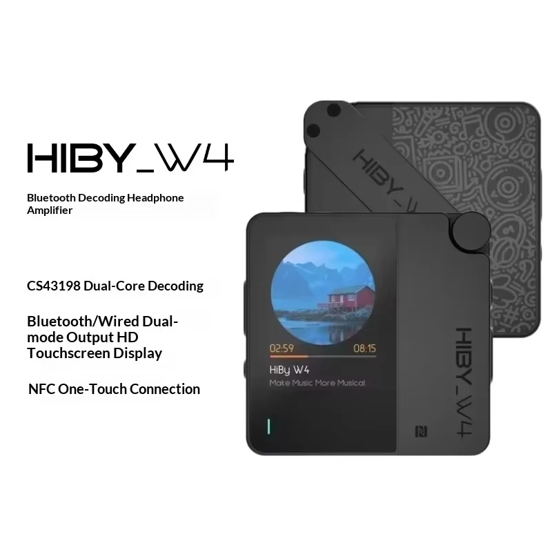 Hiby W4 black ポータブル音楽プレーヤー 本体 HiByMusic W4 Black 新品｜フジヤエービック
