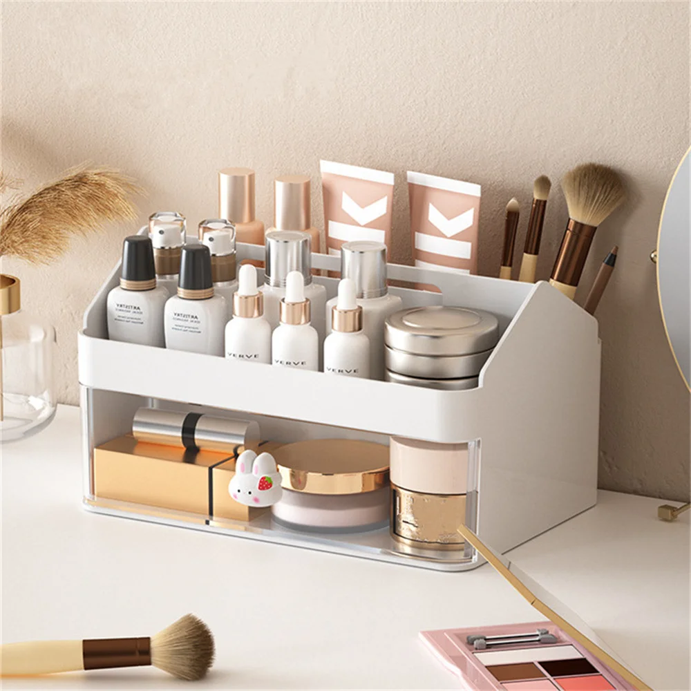 Desktop Drawer Type Storage Box Large-capacity Stationery Hand Account Storage Rack Desktop Pen Holder Simple Desk Organizer