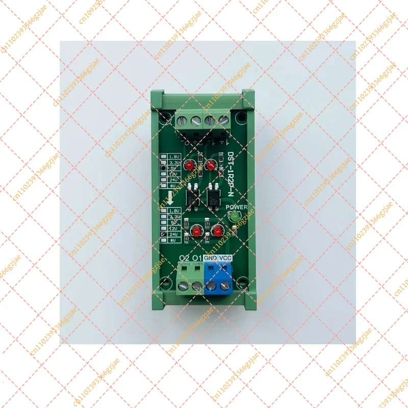 2-Channel Optocoupler Isolation Board NPN PNP Level Voltage Converter 3.3V 5V 12V 24V Signal Conversion Module