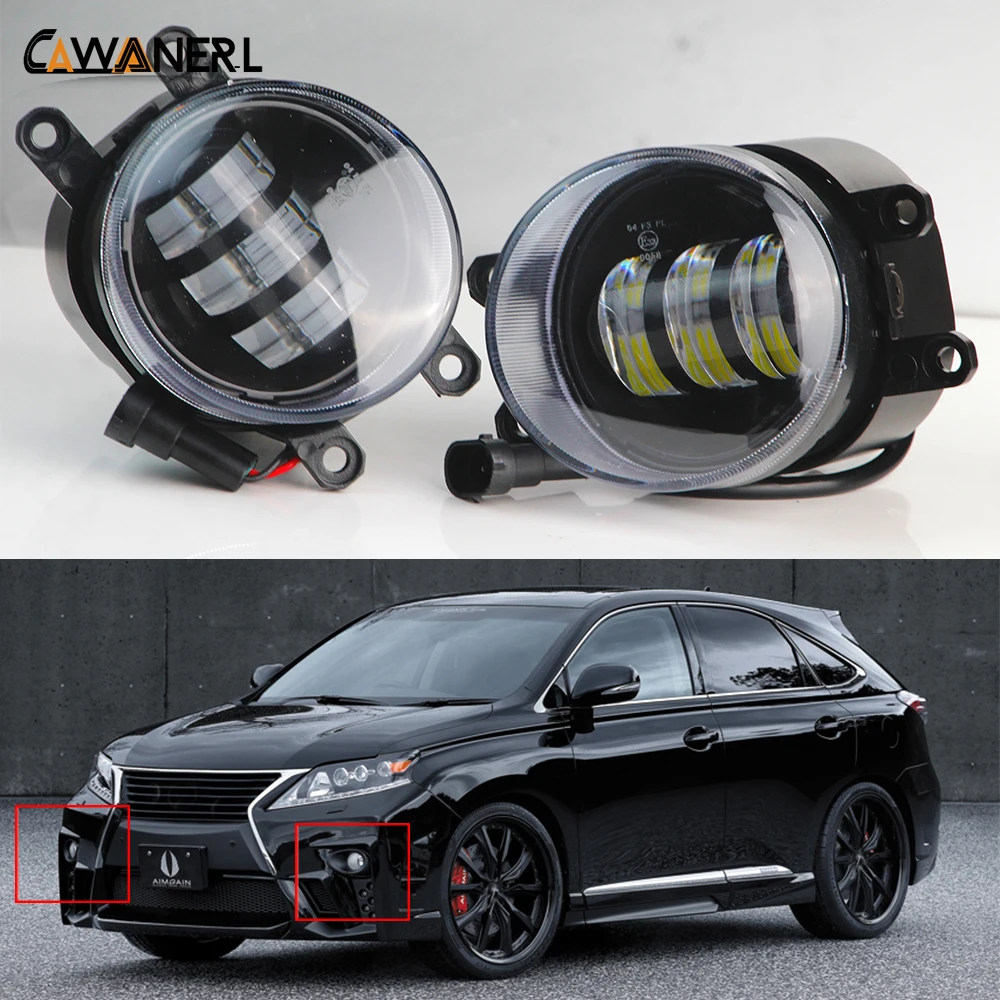 

2 Pieces LED Fog Light 30W Car Driver + Passenger Fog Lamp DRL H11 12V Styling For Lexus RX350 RX450h 2010 2011 2012 2013 2014